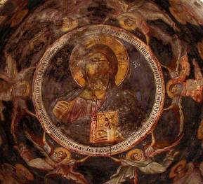 Jesus Christ the Pantocrator - The Most Holy Mother of God Peribleptos, Ohrid
