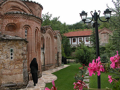 View on the church and the chapel
